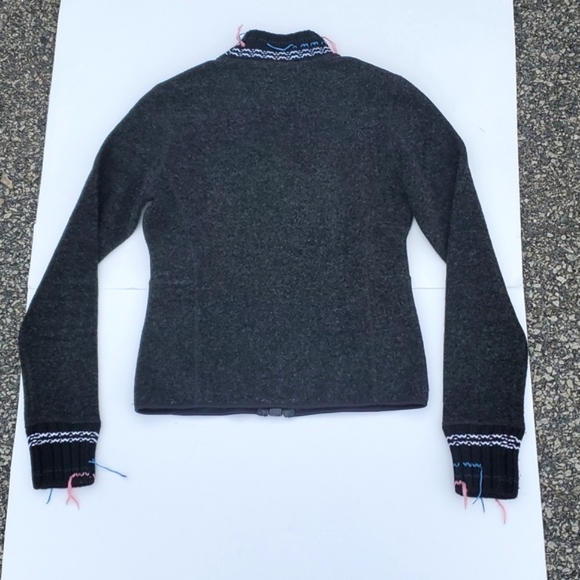 Authier Wool Blend Crop Jacket Made in Italy Size 6 - Picture 2 of 16